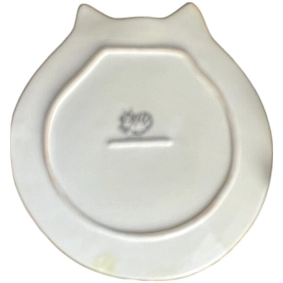 Vtg 2001 NINA LYMAN Hand-Painted Ceramic Cat Plate Large "Cats by Nina" 12.75" D - Picture 13 of 16